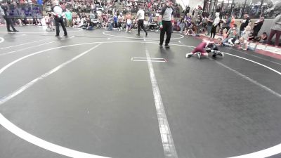 43 lbs Round Of 16 - Greyson Bode, Perry Wrestling Academy vs Ledger Pair, Chandler Takedown Club