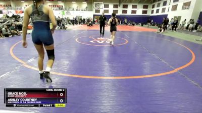 110 lbs Cons. Round 2 - Grace Noel, Baker University vs Ashley Courtney, University Of The Cumberlands