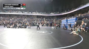 7A 144 lbs 3rd Place Match - Alexander Rodriguez, Cardinal Gibbons vs Samuel Gantt, Pine Forest