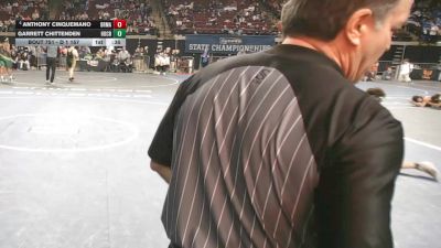 D 1 157 lbs 3rd Place Match - Garrett Chittenden, Holy Cross vs Anthony Cinquemano, Brother Martin