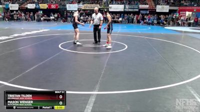 130 lbs Champ. Round 1 - Mason Wenger, Hutchison High School vs Tristan Tilden, Dillingham High School