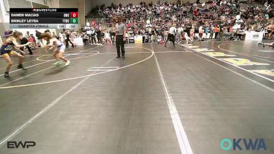 76 lbs Quarterfinal - Damen Macias, Berryhill Wrestling Club vs Brinley Leyba, Team Tulsa Wrestling Club