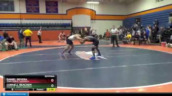 174 lbs Semifinal - Cornell Beachem, Mount St. Joseph University vs Daniel Devera, John Carroll University
