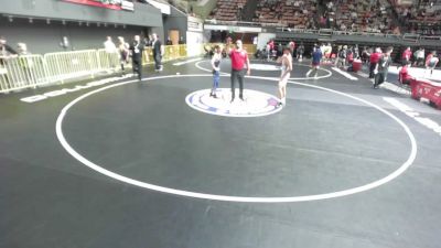 132 lbs Champ. Rd Of 64 - Maximo Mendoza, Redwood High School Wrestling vs Brice Bearchum, Red Bluff High School Wrestling
