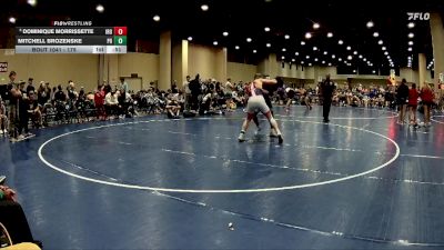 175 lbs Cons. Round 2 - Mitchell Brozenske, Pace HS vs Dominique Morrissette, Ironclad
