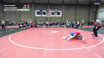 120 lbs Champ. Round 1 - Riley Alcantar, Baylor vs Evan Litzsinger, Hillsboro