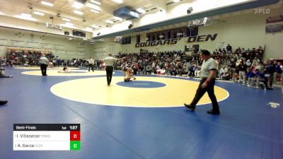 109 lbs Semifinal - Ignacio Villasenor, Pomona (CO) vs Anthony Garza, Clovis