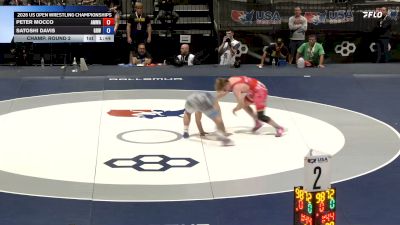 110 Finals kg Champ. Round 2 - Peter Mocco, ATT/Mocco Wrestling Academy vs Satoshi Davis, Gold Rush Wrestling