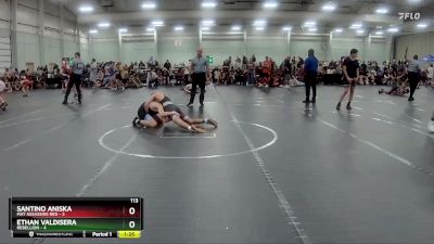 113 lbs Round 4 (8 Team) - Ethan Valdisera, Rebellion vs Santino Aniska, Mat Assassins Red