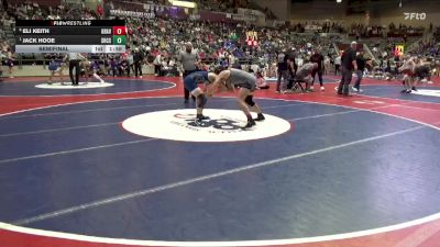 4A 138 lbs Semifinal - Jack Hooe, Shiloh Christian School vs Eli Keith, GRAVETTE HIGH SCHOOL