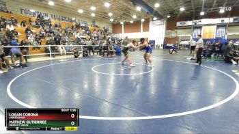 190 lbs Quarterfinal - Mathew Gutierrez, Brawley Union vs LOGAN CORONA, Christopher