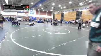 190 lbs Cons. Round 2 - Jeremy Brieske, Etiwanda vs Charles Jacobs, San Luis Obispo
