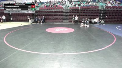 145 lbs Quarterfinal - Amy Robinson, River Bluff vs Madelyn Jackson, South Florence
