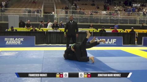 Jonathan Mark Mendez vs Francesco Ingrati 2025 Pan Jiu Jitsu IBJJF Championship