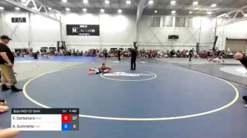 106 lbs Semifinal - Victoria Carbonaro, Misfits Kick Start vs Ava Guilmette, Misfits Live Wire