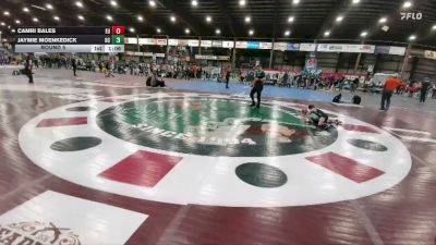 58 lbs Round 5 - Camri Bales, Eastside United vs Jaymie Moenkedick, Harding County