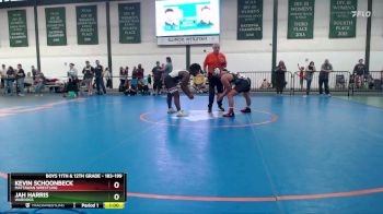 183-199 lbs Cons. Round 3 - Kevin Schoonbeck, Mattawan Wrestling vs Jah Harris, Wardogs