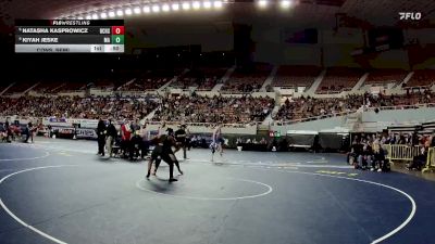 132-D1 Cons. Semi - Natasha Kasprowicz, Boulder Creek High School vs Kiyah Jeske, Maricopa High School