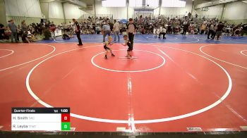 40 lbs Quarterfinal - Hadley-Glen Smith, Tahlequah Wrestling Club vs Ronnie Leyba, Team Tulsa Wrestling Club