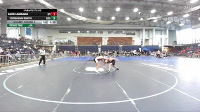 165 lbs Champ. Round 2 - Donavan Smith, Elmira College vs Luke LaMagna, Rensselaer Polytechnic Institute