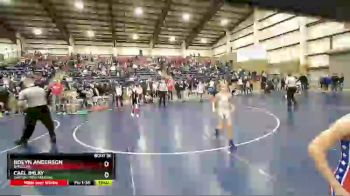 80 lbs Cons. Round 1 - Cael Imlay, Canyon View Falcons vs Boeyn Anderson, Syracuse