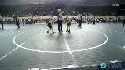 90 lbs Round Of 16 - Aiva Bernard, Woodland Wrestling Club vs Zachery Wise Jr, Okmulgee