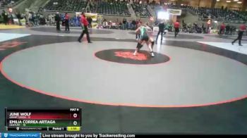 125 lbs Round 2 (4 Team) - Emilia Correa Artiaga, Century vs June Wolf, Grant Union