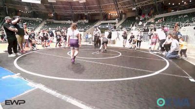 130 lbs Rr Rnd 1 - Kyler Durasso, Keystone Kids Wrestling Club vs Rogen Bradsher, Oklahoma Strong- White 9U