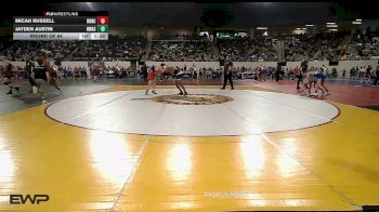 133 lbs Round Of 64 - Micah Russell, Duncan Middle School vs Jayden Austin, Owasso Rams Jh Boys