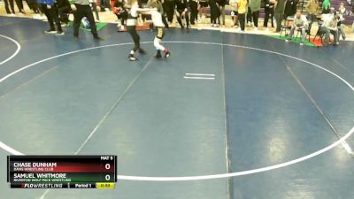 80 lbs Cons. Semi - Chase Dunham, Davis Wrestling Club vs Samuel Whitmore, Riverton Wolf Pack Wrestling