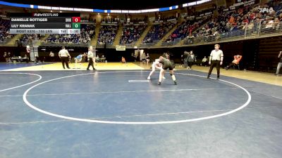 155 lbs Consy 2 - Danielle Bottiger, Shikellamy vs Lily Kranak, Valley