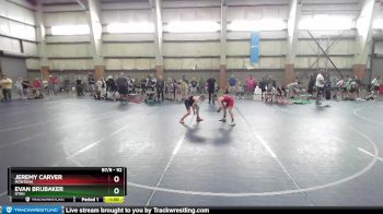 92 lbs Round 2 - Jeremy Carver, Montana vs Evan Brubaker, Utah