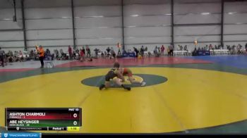 76 lbs Round 1 - Abe Heysinger, Iowa Black vs Ashton Charmoli, PINnacle