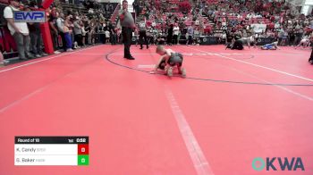 58 lbs Round Of 16 - Kaiden Candy, Sperry Wrestling Club vs George Baker, Husky WC