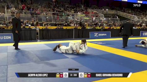 Isabel Giovanna Berardino vs Jazmyn Alexis Lopez 2025 Pan Kids Jiu-Jitsu IBJJF Championship
