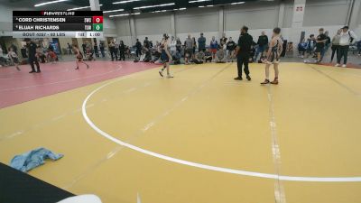 92 lbs Cons. Semis - Cord Christensen, Scots Wrestling Club vs Elijah Richards, Texas Select Wrestling
