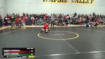 12 lbs Round 3 - Kaedyn Anderson, Waukon vs Emmett Kuehner, New Hampton/Turkey Valley