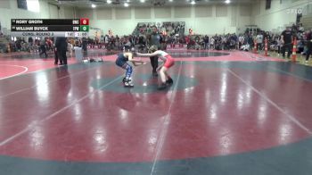 95 lbs Cons. Round 3 - William Buyck, TMB/WWG Panther Wrestling vs Rory Groth, Bison Wrestling Club