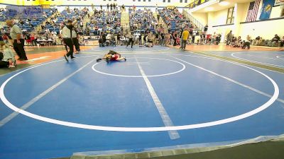 49 lbs Quarterfinal - Axel Miller, Skiatook Youth Wrestling vs Bryker Smith, Salina Wrestling Club