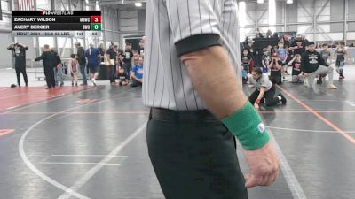 56.8-58 lbs Champ. Round 2 - Zachary Wilson, Mat Demon Wrestling Club vs Avery Berger, Buzzsaw Wrestling Club