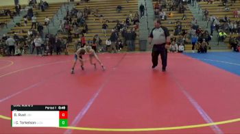 60 lbs Cons. Round 5 - Carson Torkelson, LAW La Crosse Area Wrestling vs Beckett Rust, Legends Of Gold