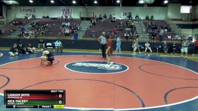 157 lbs Round 2 - Lanham Boyd, Homewood Hs vs Nick Mackey, Russell County