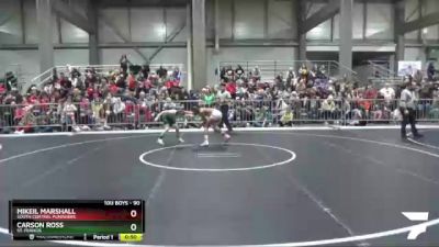 90 lbs Quarterfinal - Mikeil Marshall, South Central Punishers vs Carson Ross, St. Francis