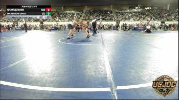 155 lbs Round Of 32 - Chance Dunn, Kingfisher YellowJackets vs Harrison Daily, Shawnee Takedown Club