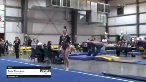 Sage Thompson - Floor, Olympus Gymnastics - 2021 Region 1 Women's Championships