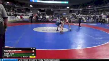 7 lbs Quarterfinal - Grier Hunt, Enterprise HS vs Dalton Zimmerman, Hewitt-Trussville