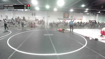 120 lbs Consi Of 8 #2 - Dane Konno, Juggernaut WC vs Isac Arteaga, New Faith Wrestling Ac