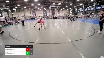 160 lbs Rr Rnd 1 - Dylan Martin, MF Savages vs Christopher Casler, Indiana Outlaws Blue