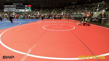 60 lbs Round Of 16 - Maeve Fernald, Smittys Barn vs Kalia Rodgers, MN Elite