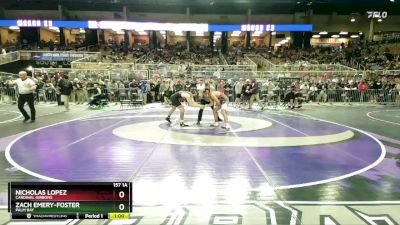 157 1A Cons. Round 2 - Zach Emery-Foster, Palm Bay vs Nicholas Lopez, Cardinal Gibbons